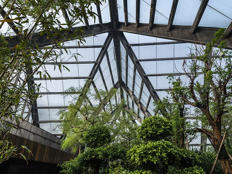 Aula Botanical Struktur Baja